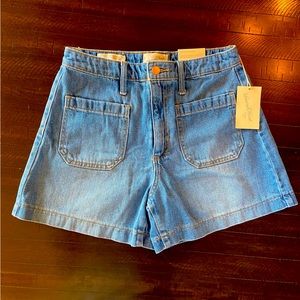 High-Rise A-Line Shorts